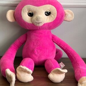 FINGERLINGS Hugs BELLA Wow Wee Pink Monkey Interactive Toy Plush 2018 WORKS!